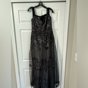 Teri Jon by Rickie Freeman black dress